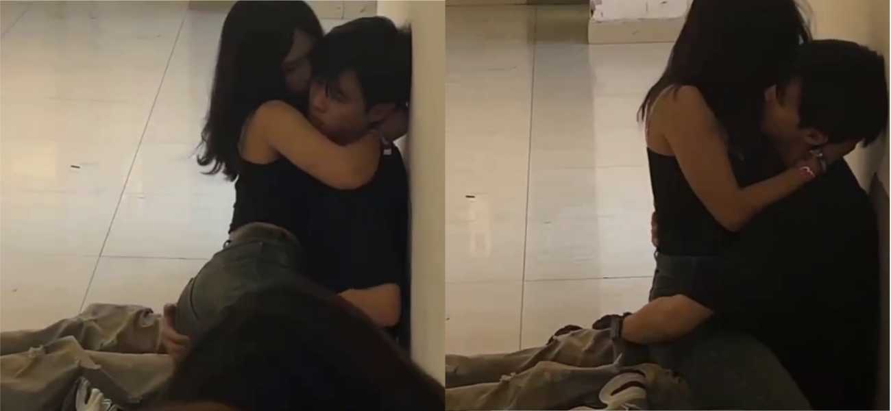 年轻人要节制啊!就那么动情嘛大庭广众之下就要搞起来 一堆拍照的没看到