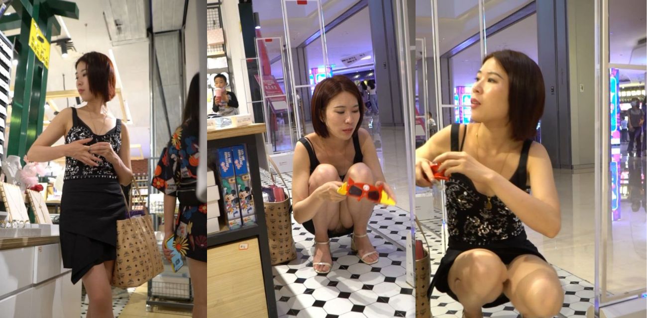 偷拍大神商场抄底高挑少妇 裙下风光让人想入非非 白底内裤一览无余