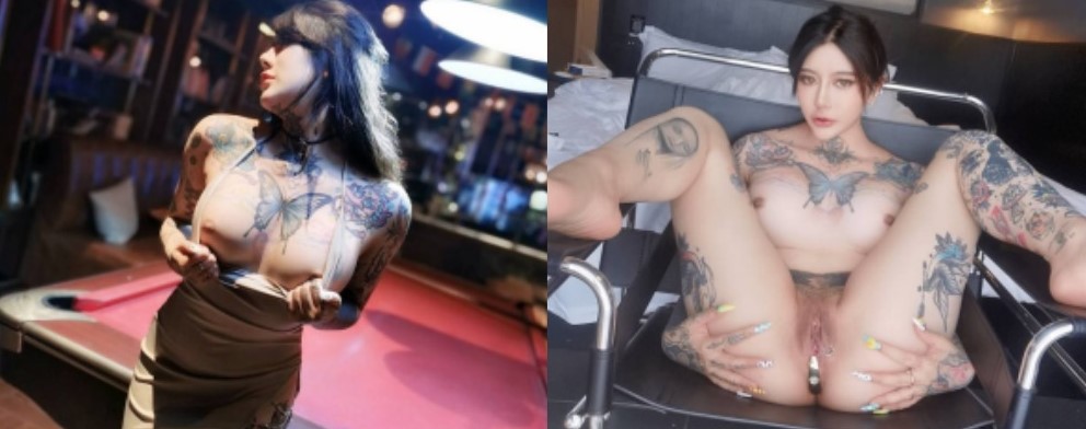 重口味性虐爱好者的福音 网红白富美Chl顶级纹身美女 上演各种调教福利视频流出