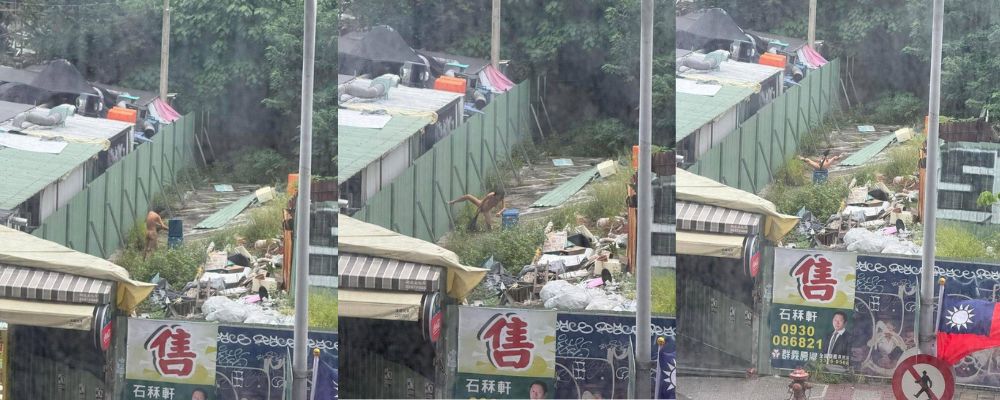 台湾美女爽玩性虐游戏 废弃工地雨伞插逼自慰 偷拍记录惊世骇俗