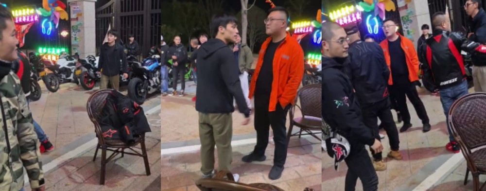 生死看淡 不服就干 江苏南通凌风机车俱乐部持刀哥装逼仿赛蹦直线输后开车撞人事件