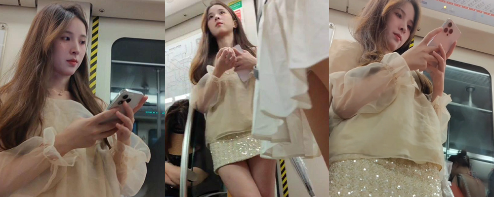 白色性感的翘臀韵味十足  地铁抄底超短裙美女全程被跟拍视频流出