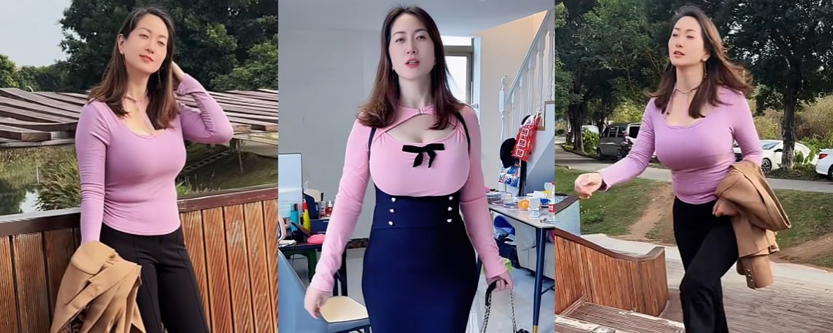 一对丰满的大义乳 男人看到都为之颤抖 快手网红村里的霸王花早期下海被金主发视频泄密