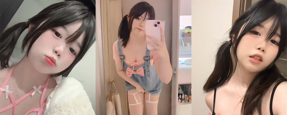 在甜美的萝莉也抵挡不了金主的钞能力 抖音网红小糯米和榜一大哥揉奶自慰视频被泄密流出