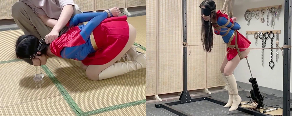 强奸英雄计划 监禁凌辱爆乳女超人 强制炮机中出直达高潮 彻底沦为邪恶玩物