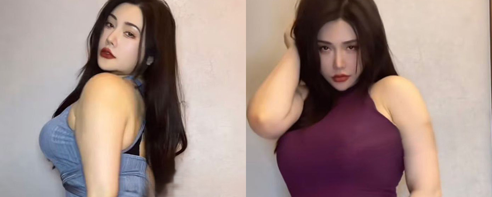 经济不景气只能下海开会议 抖音网红美豹Vivi在金主面前跳骚舞 挺起大奶就想让人舔