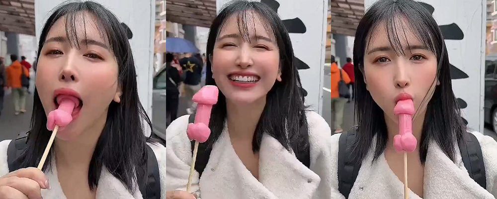 论整活还得看日本 川崎市内千人扛巨屌游行街道 更有美女现场展示吃鸡技巧供人欣赏