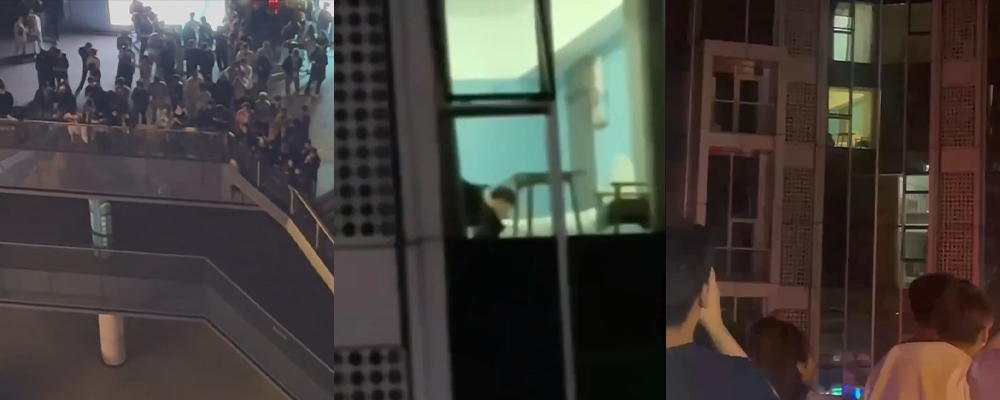 全网都在求的日照安泰国际广场马湛杰做爱不拉窗帘被上千人围观 还有有瓜友直接敲门提醒