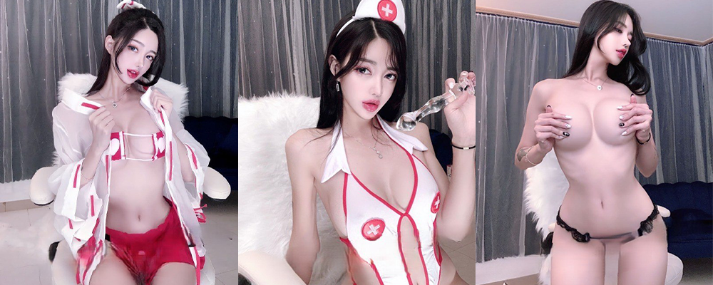 高颜值配合上淫荡的样子真是迷人不已 韩国超人气模特Jindayul道具自慰口交魅力尽显