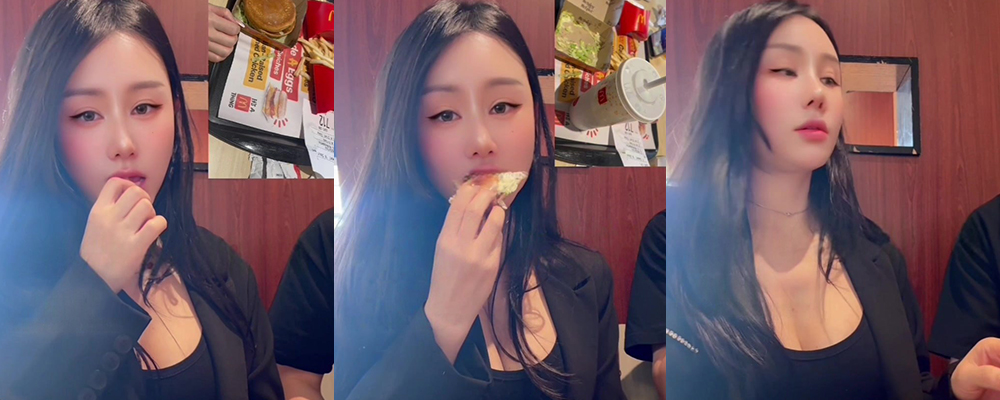 射在汉堡上的精液被梦瑶姐姐吃掉了 推特性瘾博主汐梦瑶最新精华汉堡篇 满满的都是美味