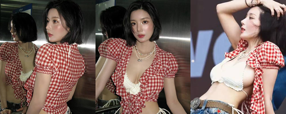 韩国女星权恩妃身穿比基尼现场热舞   圆润奶子凸显性感的身材   卖弄骚姿引起台下男生内心燥热