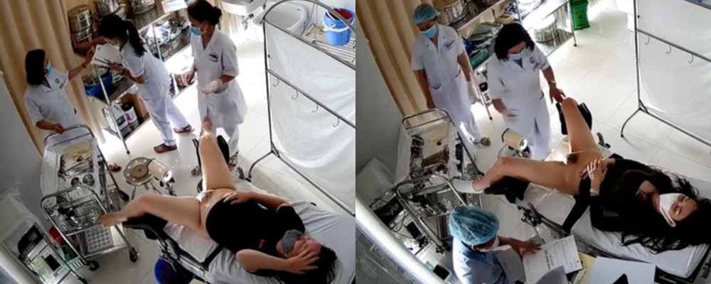 医院妇科诊室摄像头记录人流全过程 主任医师化身二指禅大师猛扣骚穴 手术过程堪比古代酷刑
