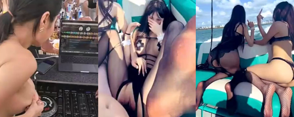 深圳游艇淫趴聚会被揭秘 各路极品女神全裸开干 丝袜美腿后入爆操超刺激