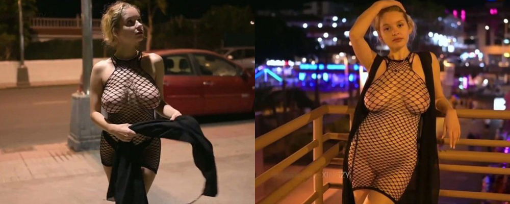 欧美新星Mila Amour街道爽玩露出 丰满酮体搭配精致脸蛋诱惑至极 脸穴同框惊艳释放妩媚气息