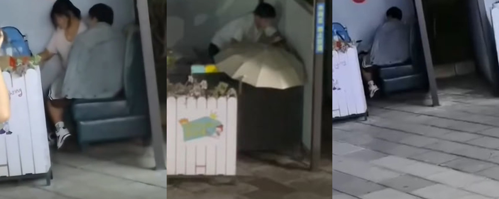 昆明城市学院情侣户外激情野战 面对众人围观大胆展示各种体位 两人高潮忘我场面香艳至极