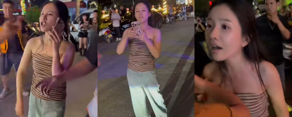 破晓民谣酒馆门口惊现抓奸大戏 小三被男人欺骗后疯狂挑衅其原配 丈母娘带着儿媳堵门怒斥贱男淫女