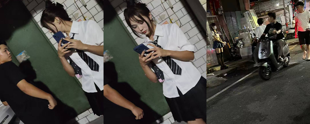 广西埌西菜市惊现大量站街女 00后JK少女仅需150便可爽玩一次 性爱视频全程记录嫩妹服务过程