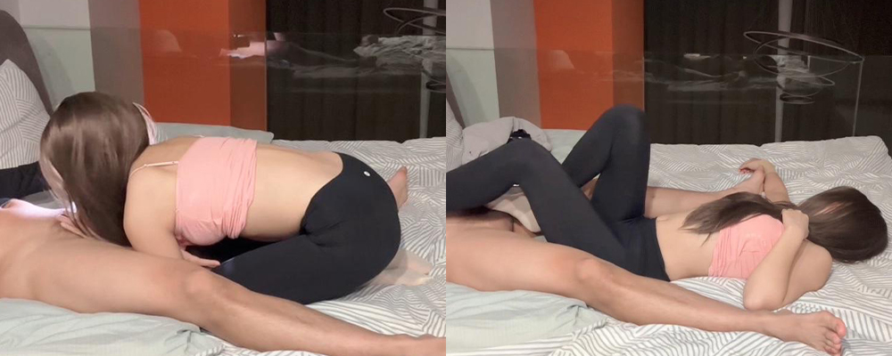 海角乱伦大神 小朱老师穿瑜伽服被我狂操的淫水连连 老公问她最近逼怎么有点松