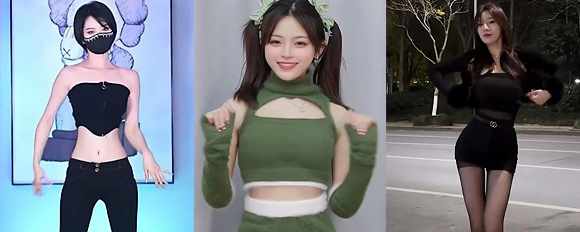 3P双视角抖音混剪PMV来袭 爆乳美人妖娆扭动 眼镜娘前后夹击 视听盛宴双倍刺激