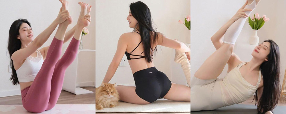 瑜伽范姵岚新婚三个月就给老公带绿帽    在摄影师面前展示一字马吸屌  骚逼淫水跟喷泉一样往外飙