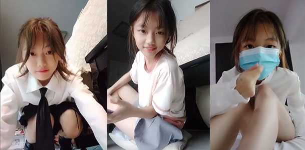 深圳处女门 抖音40w粉比奇堡名媛 花季少女贺子涵辍学下海 学习女主播自慰