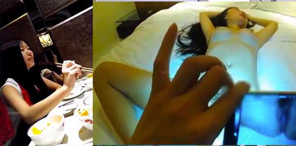 周末请单位漂亮女同事吃火锅去酒吧玩猜色子把她灌倒去酒店啪啪