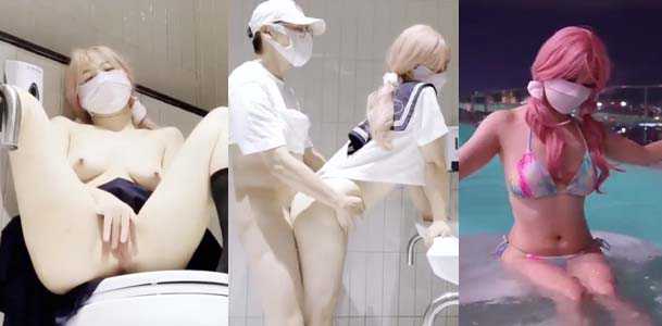 『网红流出』PornHub P站UP主:樱花小猫 福利视频三部曲流出