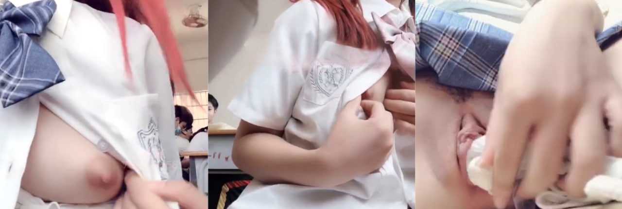 顶级极品 福利姬『 小鹿酱 』课堂上背着同学教室漏奶抠逼!这也太大胆了!自拍流出