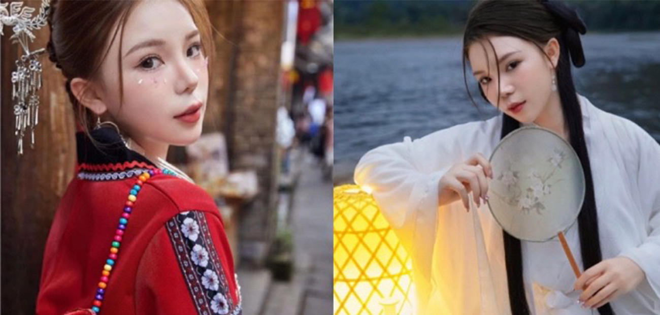 古风美女『龙雨微』生活照唯美动人实则是陪酒女?喝醉酒被扒光剃阴毛强制高潮?!