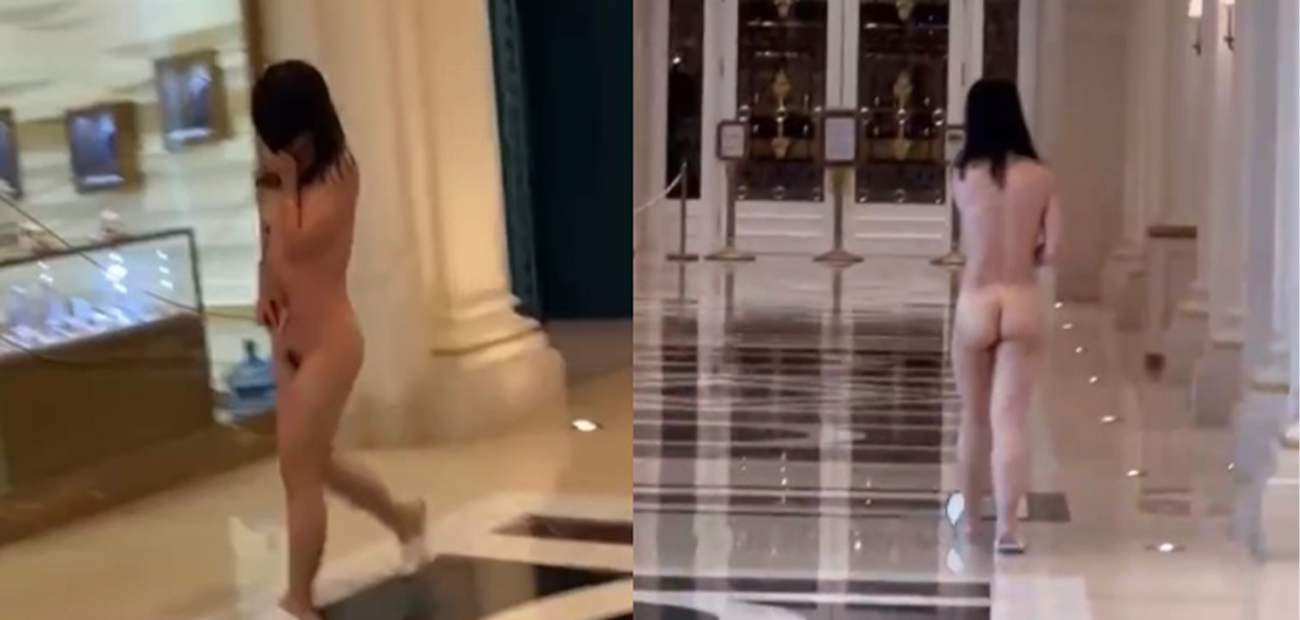 『现在的任务这么难吗』妙龄少女在澳门某赌场全祼漫步!过程被路人拍下曝光!