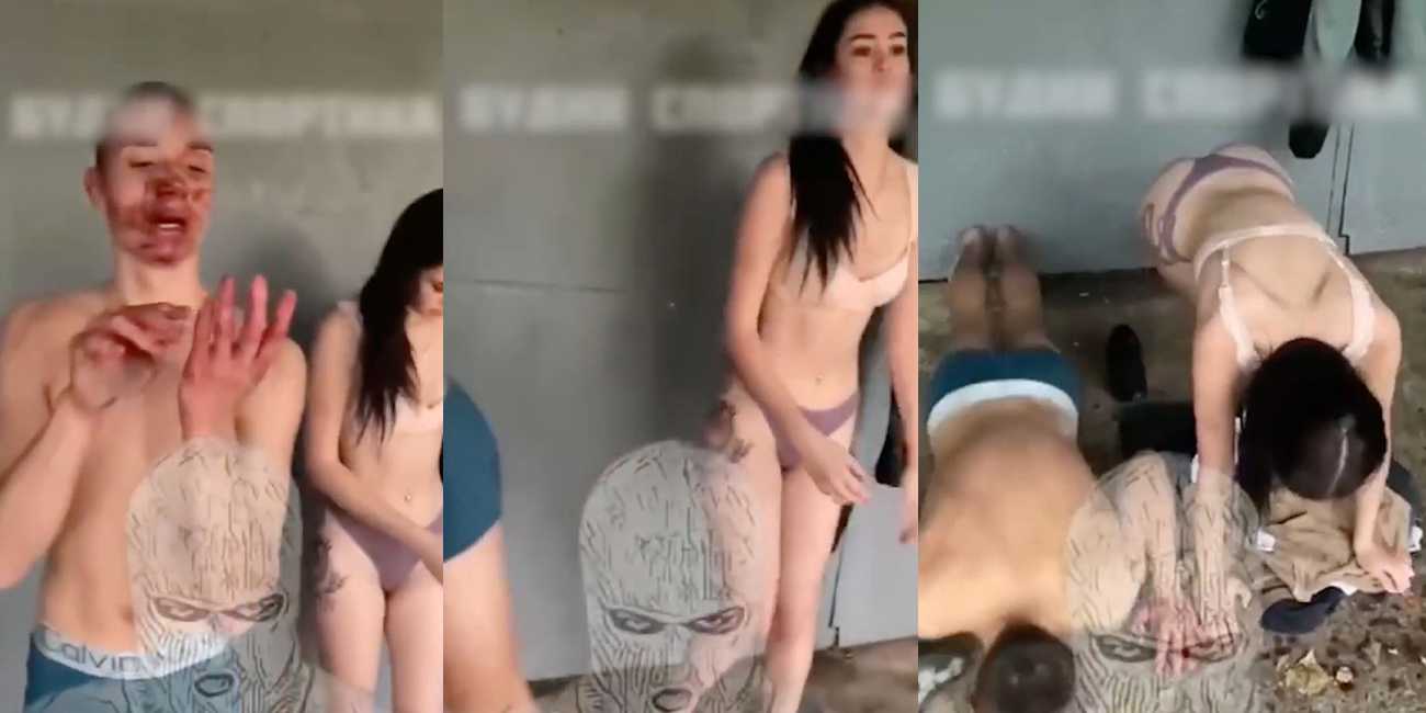 俄罗斯 情侣借钱不还 被黑帮酷刑拍片 女方脱剩内衣 靓样遭疯传