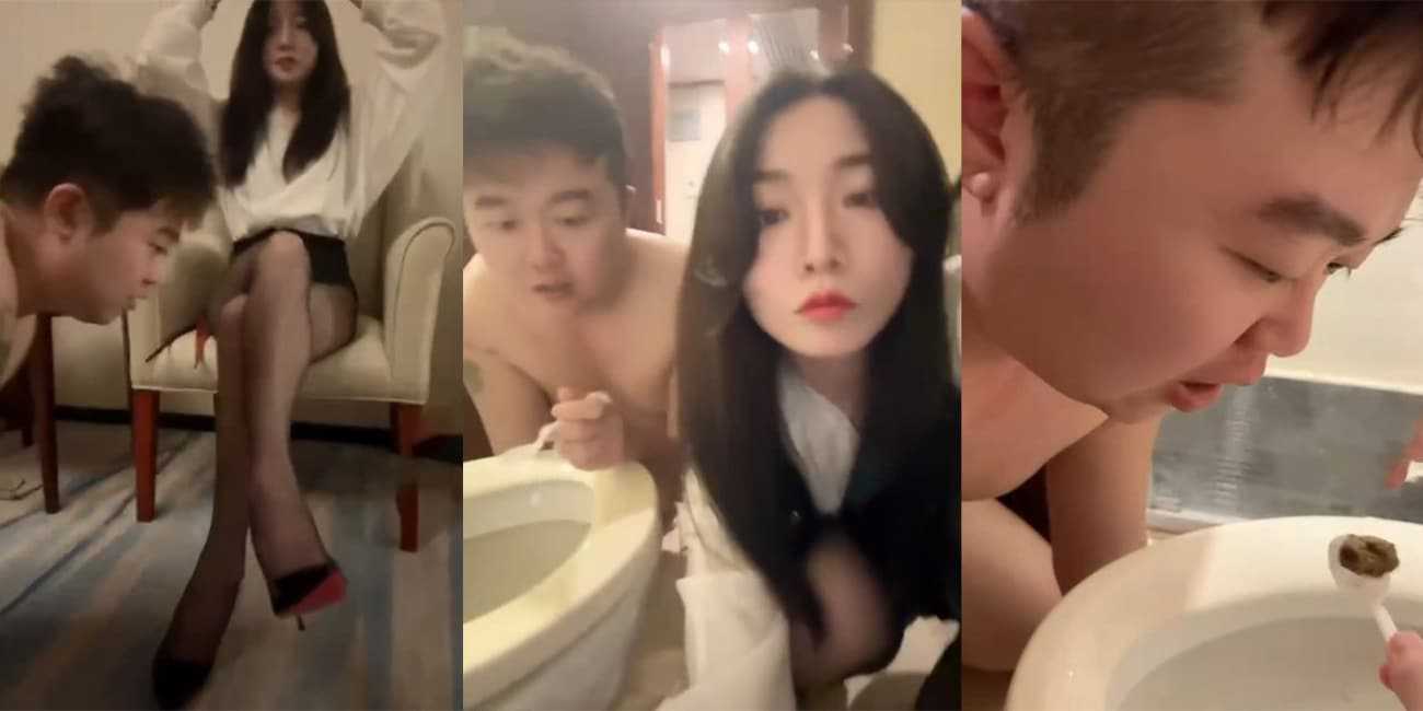 高跟黑丝黄金女“星期六” 霸气调教公狗!让公狗吃屎视频曝出!