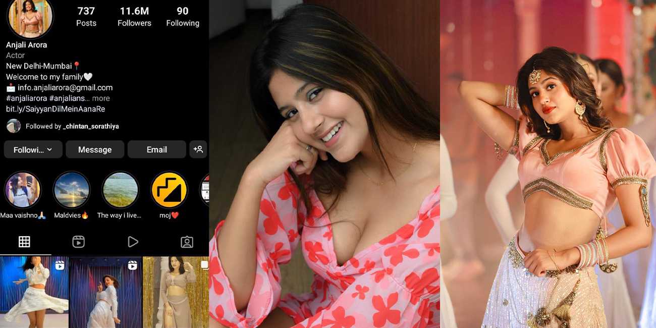 印度千万级别网红 Anjali Arora 遭金主泄密 只要钱到位随便操