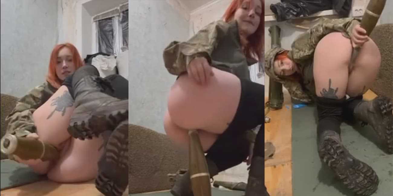 超级女战士 挑战拿炮弹来插逼插屁眼 不愧是战斗民族