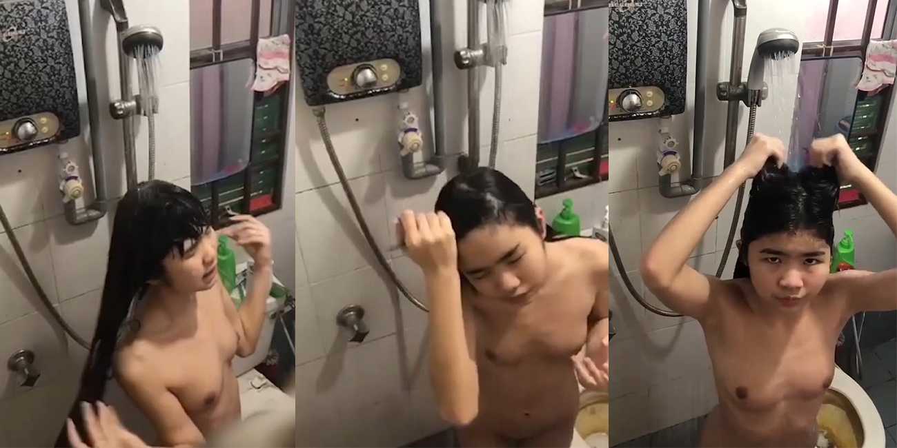 偷拍邻家小妹妹洗澡被发现 大声尖叫问 你是干什么的