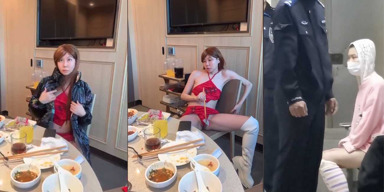 网红安琪儿 海底捞事件后续 因迫于舆论压力再度被抓!