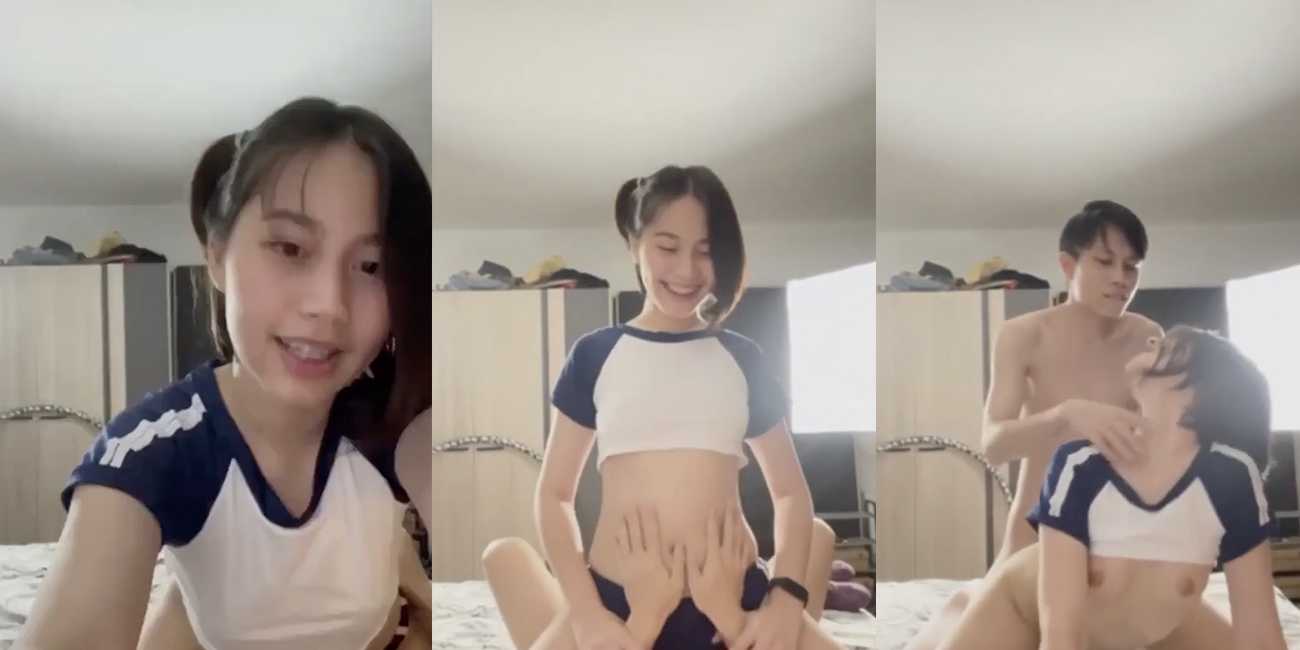 小情侣在家爱爱 清纯美眉吃鸡上位全自动 被无套输出 内射!