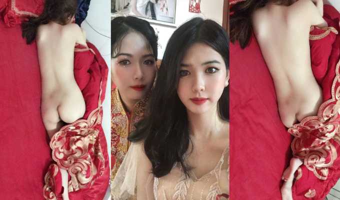 新婚床上操着伴娘 三十万彩礼花的贼值 新娘伴娘全拿下